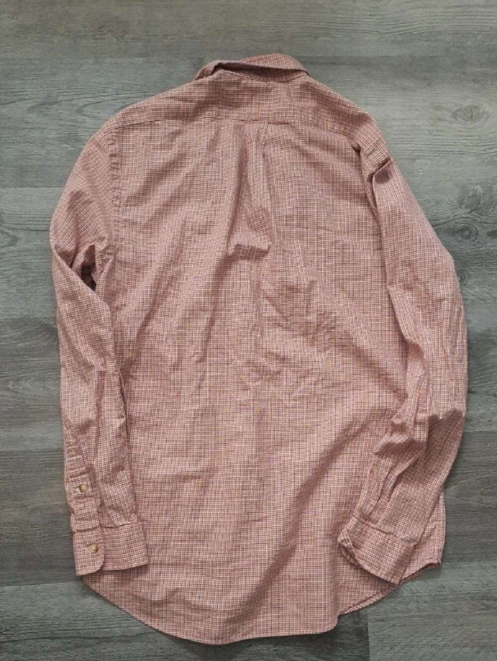 Polo by Ralph Lauren Orange Plaid Button-Down Shirt